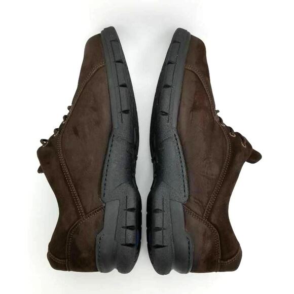 Clarks Springers Oxford Suede Leather Lace Up Shoes Brown Round Toe Size 8 - Picture 7 of 12